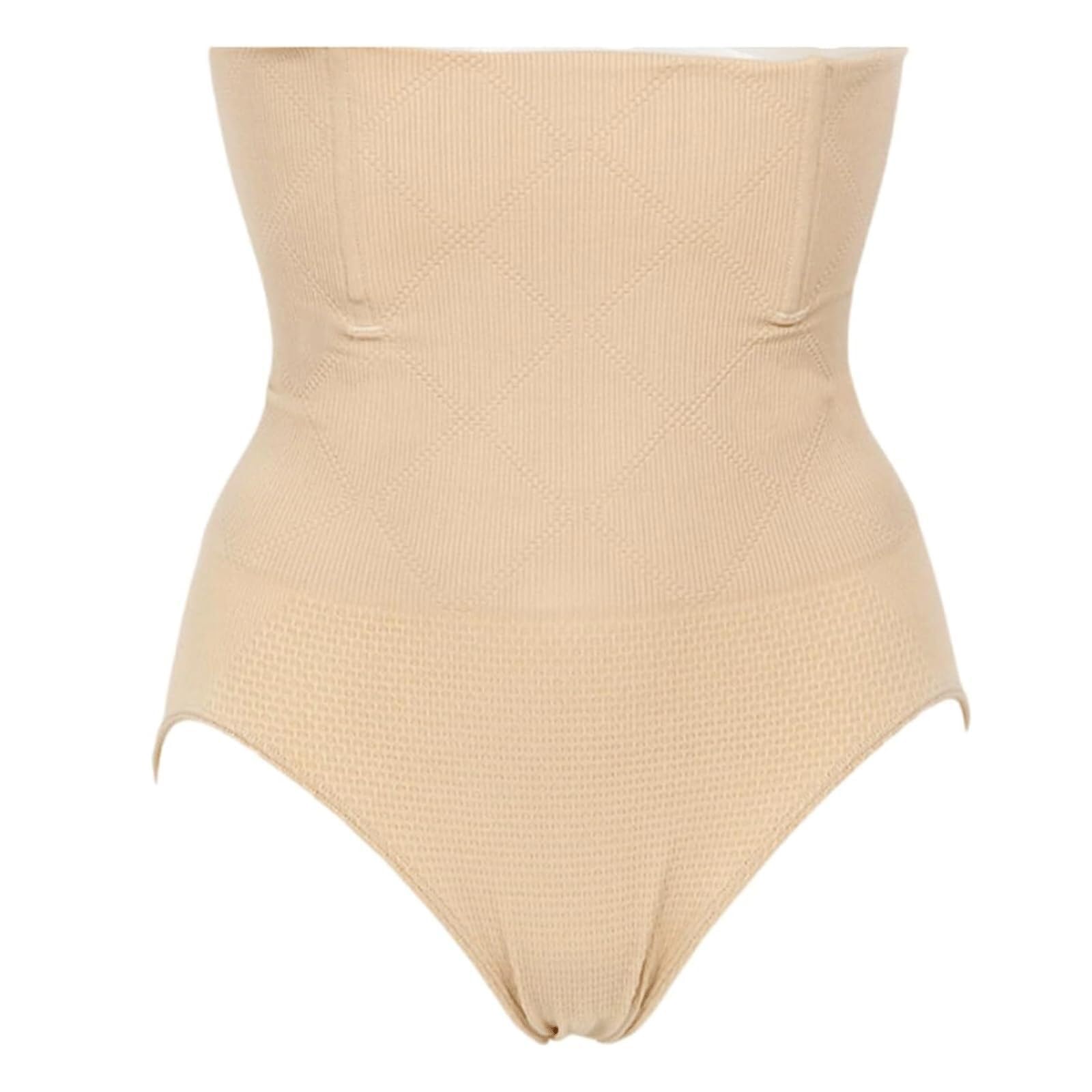 Rieort Thong Body Shaper for Women High Waisted Shapewear Enhancer Bodysuit Butt Panties Slimming Girdle Tummy Control Underwear Training(ML)