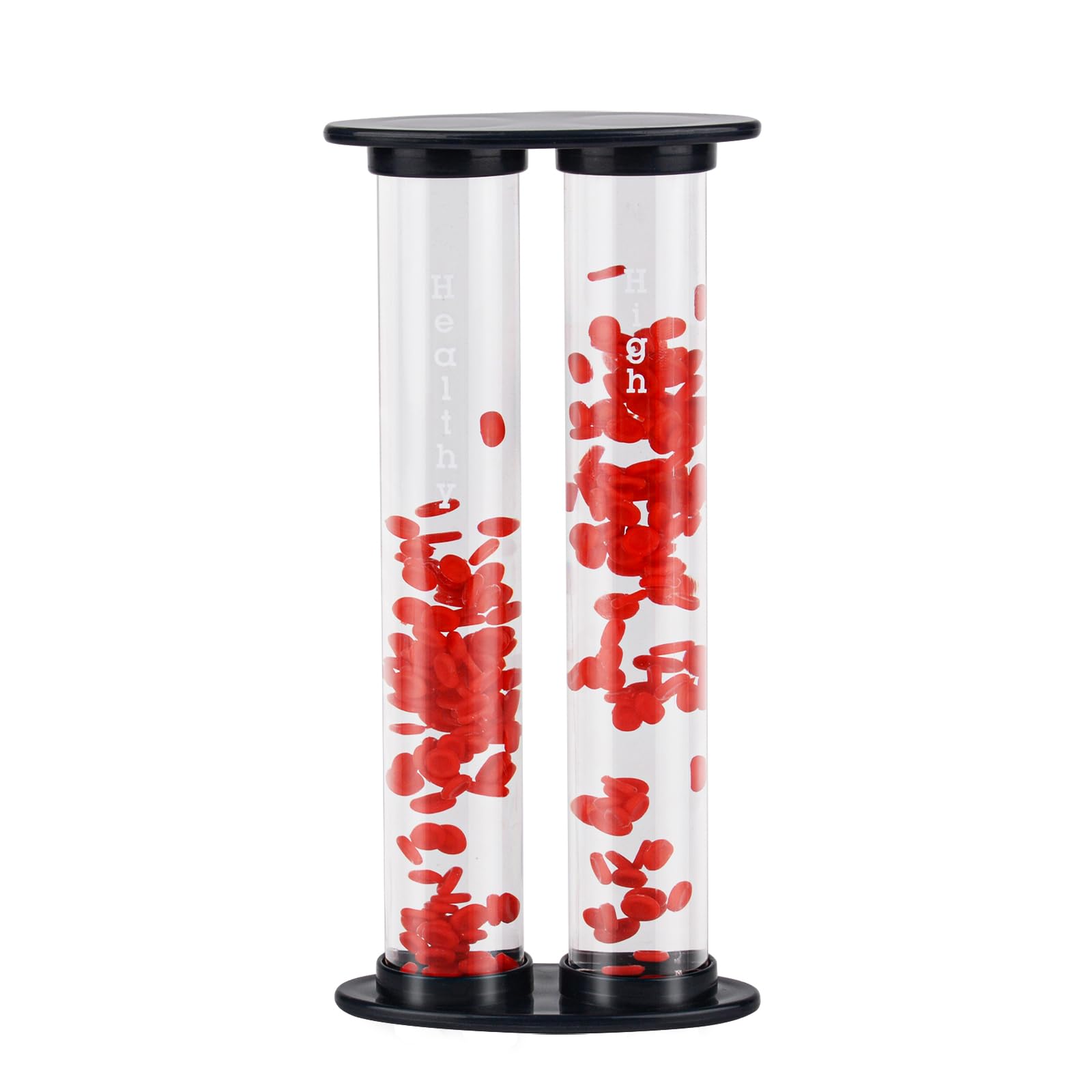 High Blood Glucose & Healthy Blood Glucose Vessel Compare Models for Medical Doctor Teaching Diabetes Mellitus DM Patient