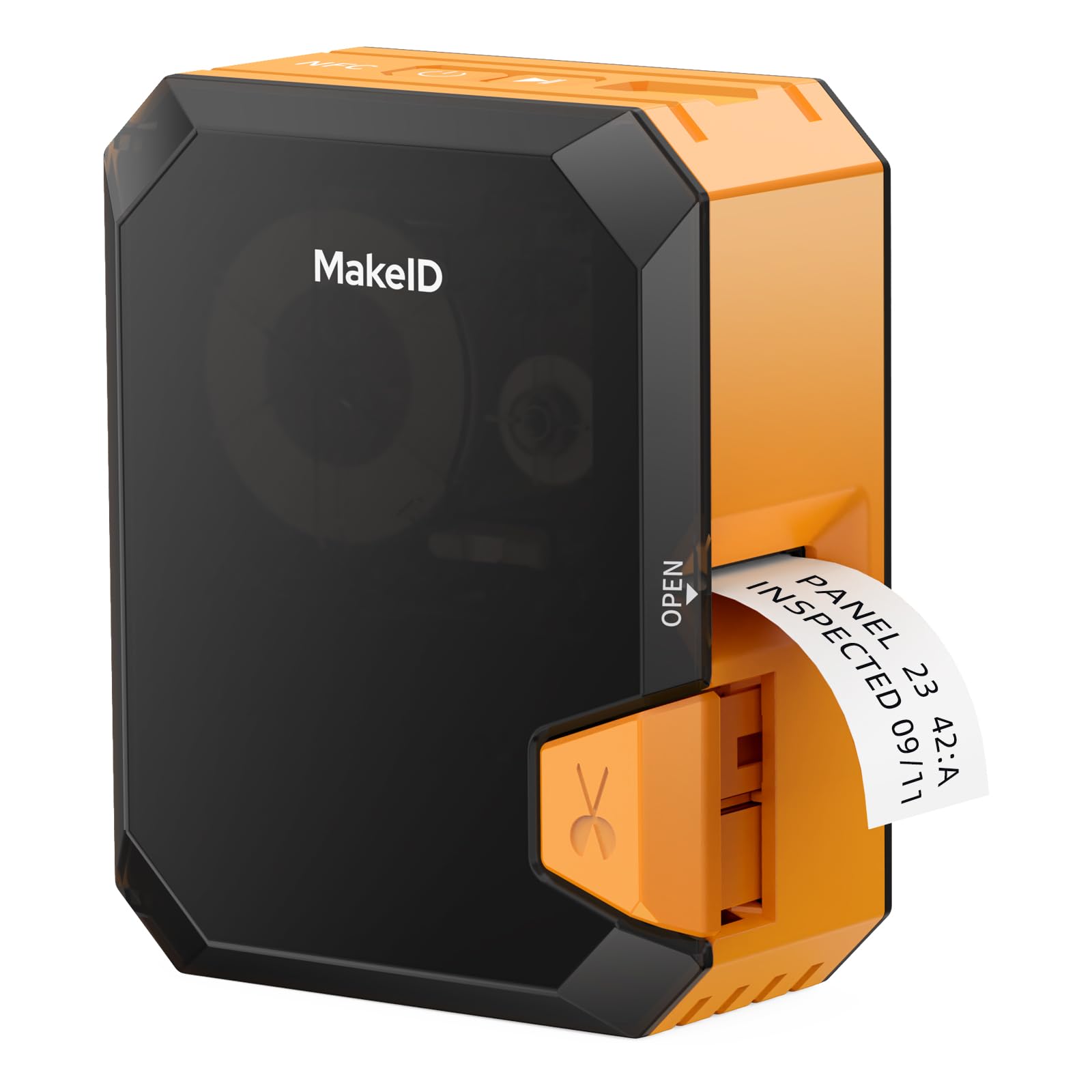 P31 Industrieller Etikettendrucker, Etikettiermaschine mit 0,71 "B x 26,24 ft L Etiketten-, Draht- und Kabeletikettendrucker für Baustellen und Hochleistungsetiketten