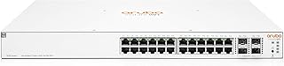 Aruba Instant On 1930 24-Port Gb Ethernet 24xGE PoE (195W), 4X 1G/10G SFP+, L2+ Smart Switch US Cord (JL683A#ABA)