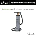 Champion Sports High Volume Air Pump, Dark Gray, One Size, Model: P50 gallery image