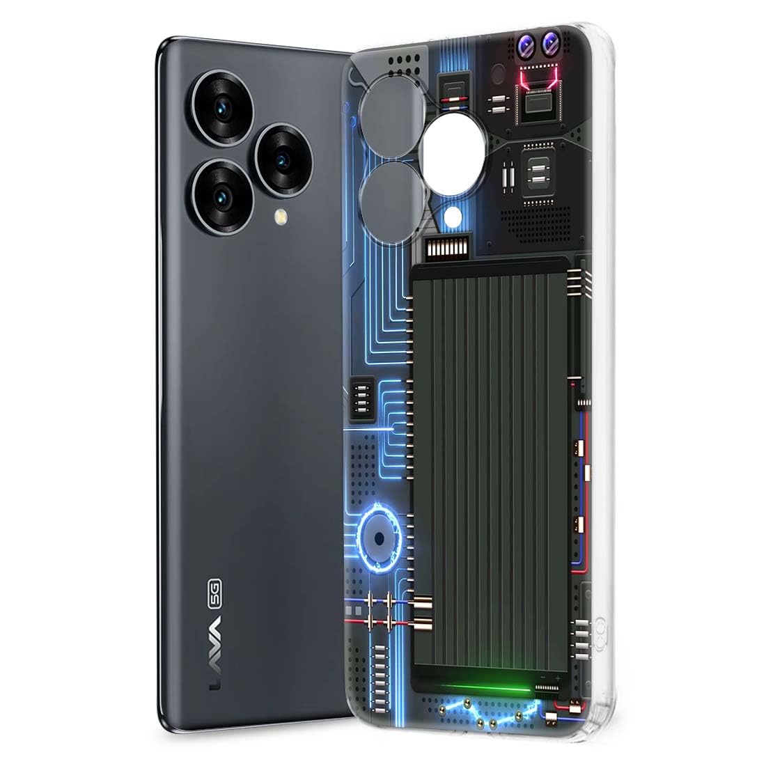 Nainz Soft Mobile Back Cover for Lava Blaze Curve 5G (Silicone_Multicolor) (B0D88737DP) Amazon Price History, Amazon Price Tracker