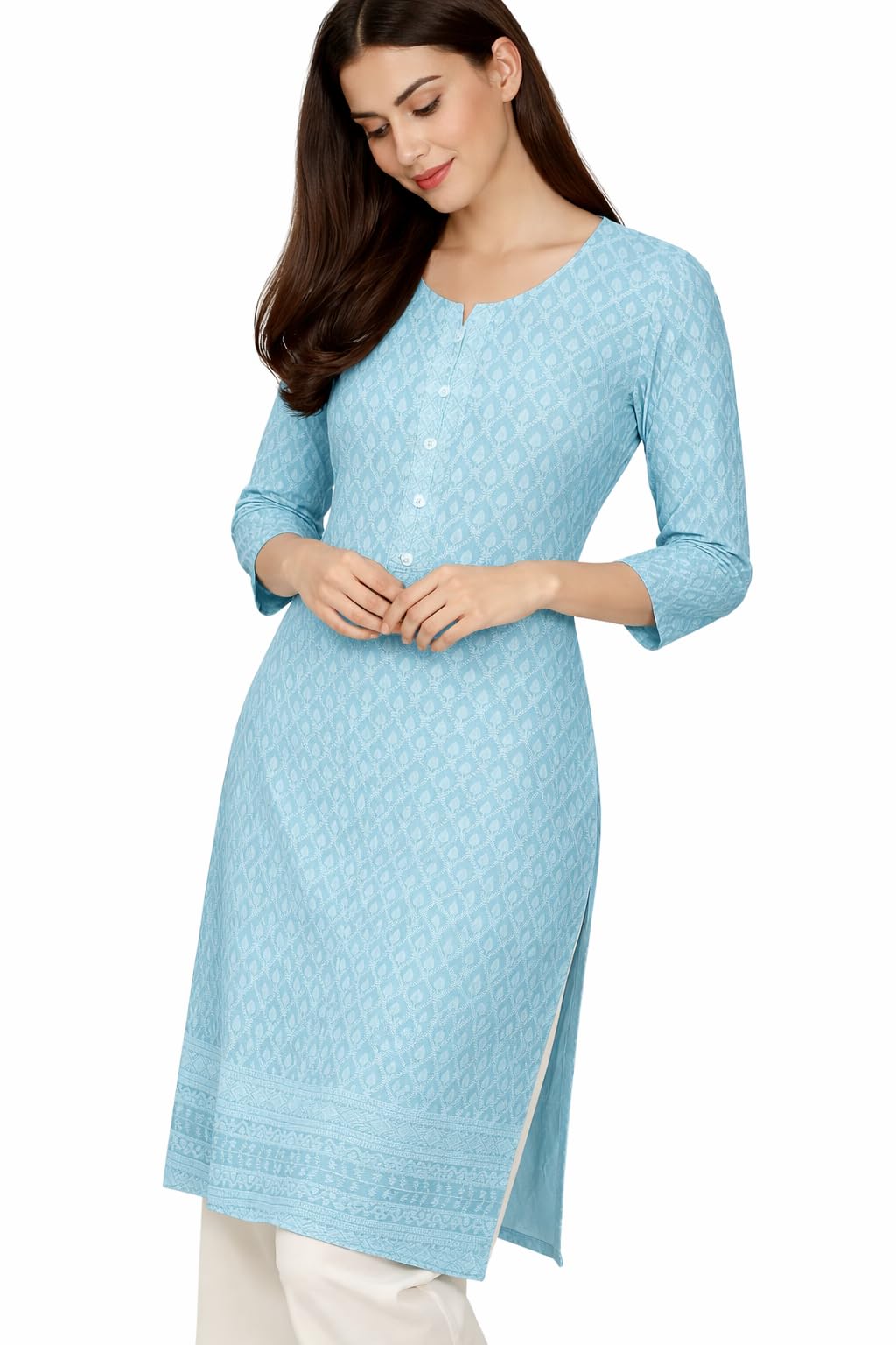 Clothify Chikankari Kurti | Lucknowi Chikankari Kurti | Chikankari Kurtis for Women | Chikankari Kurta for Women | Kurta for Women
