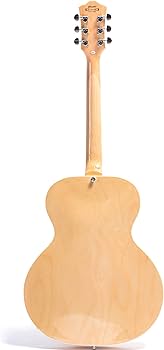 Amazon | GROTE Jazz Electric Guitar Semi-Hollow Body Chrome