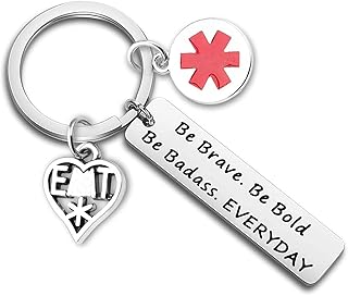 Medical Technician Jewelry Emergency Medical Technician Graduation Gift Paramedic Wife Keychain