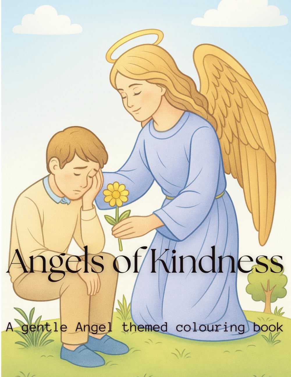 Angels of Kindness: A gentle Angel themed colouring book