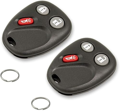 Miniatura 2 de Keyless2Go Reemplazo para vehículos clave de coche de entrada sin llave que utilizan 3 botones LHJ011-2 Pack