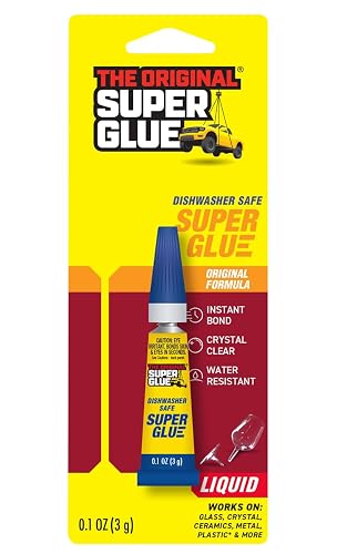 Super Glue Dishwasher and Glass Safe 3g Tube