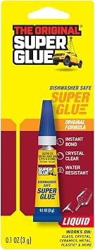 Super Glue - Dishwasher & Glass Safe - 3g Tube