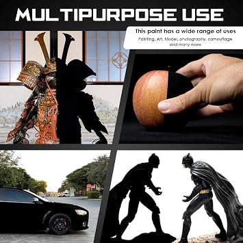 MUSOU BLACK, World Blackest Acrylic Paint, 100ml x 2 Pack, 3.38 Fl Oz (Pack of 2)