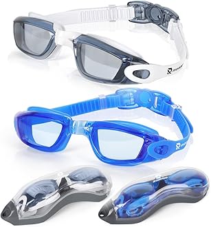 Swimming Goggles, Swim Goggles for Adult Men Women Youth No Leaking Anti-fog UV Protection, Anti-glare Swim Goggles,for Triathlon Swim Goggles Other Summer Sports