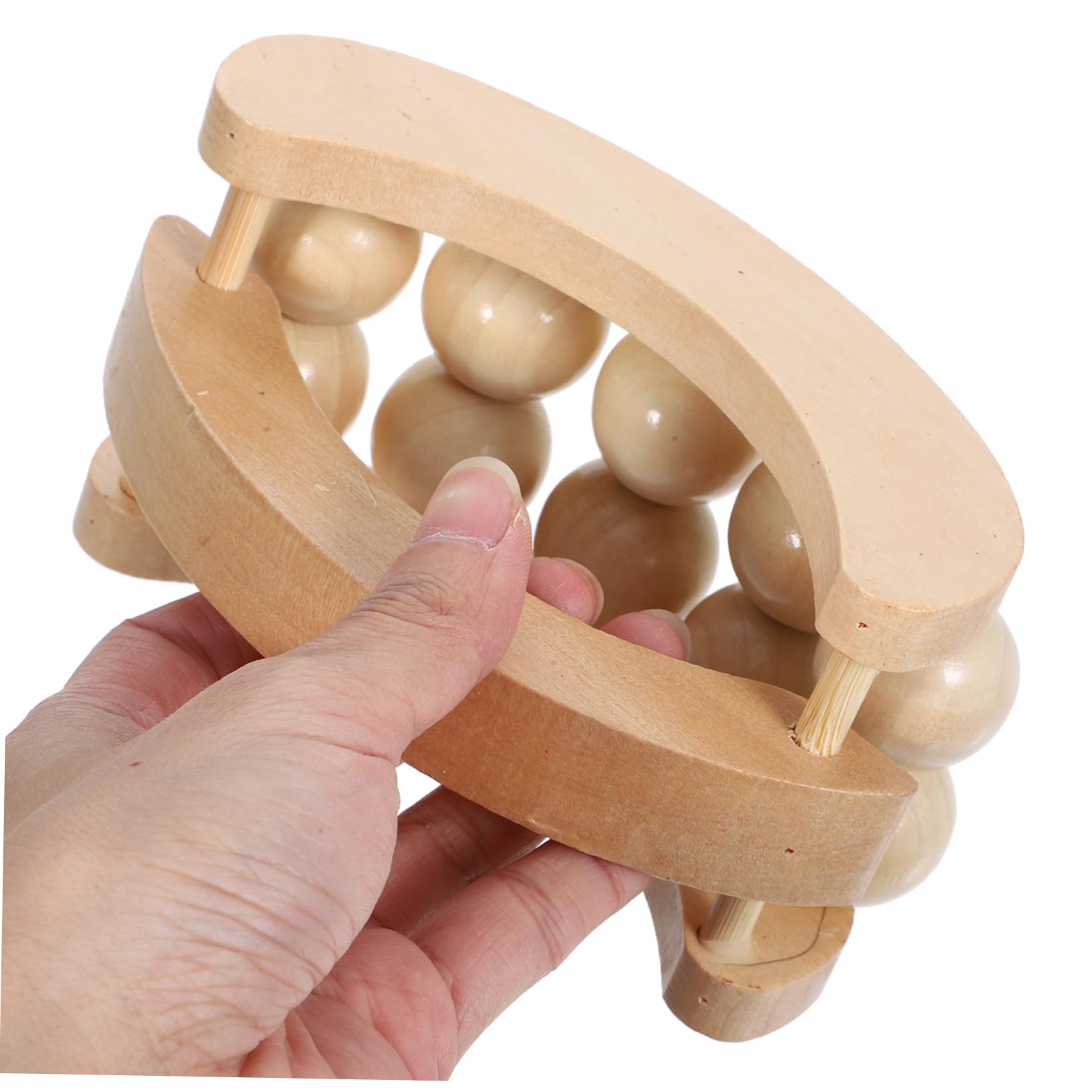 FOMIYES Wooden Massage Roller Reusable for Arm Back Leg Compact Lightweight Massager Stick