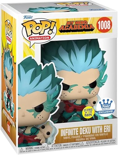 Funko Pop Pop! Animación: My Hero Acadamia - Infinite Deku con Eri Glow in the Dark Exclusivo