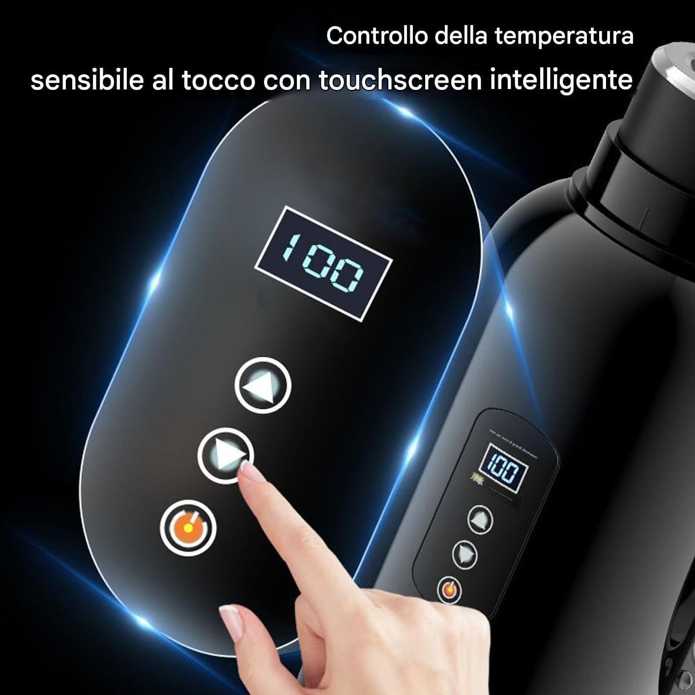 Bouilloire Électrique Pour L'Eau Chaude 1,5 L Chauffage Rapide Portable