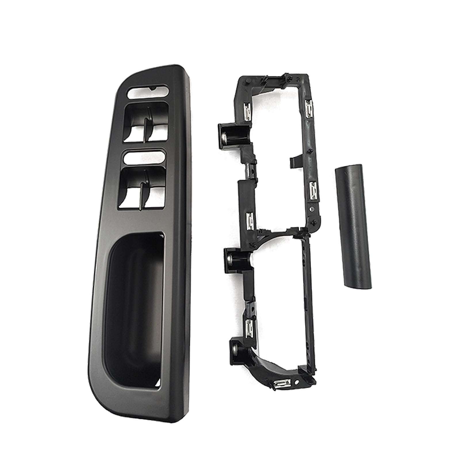 ZhanNuoBHd for Bora for Golf 4 3Pcs Black Color Interior Door Handle 1J1 867179 3B1 867 171 E 3B0867175 Car Side Plated Interior Door Handle(3pcs)