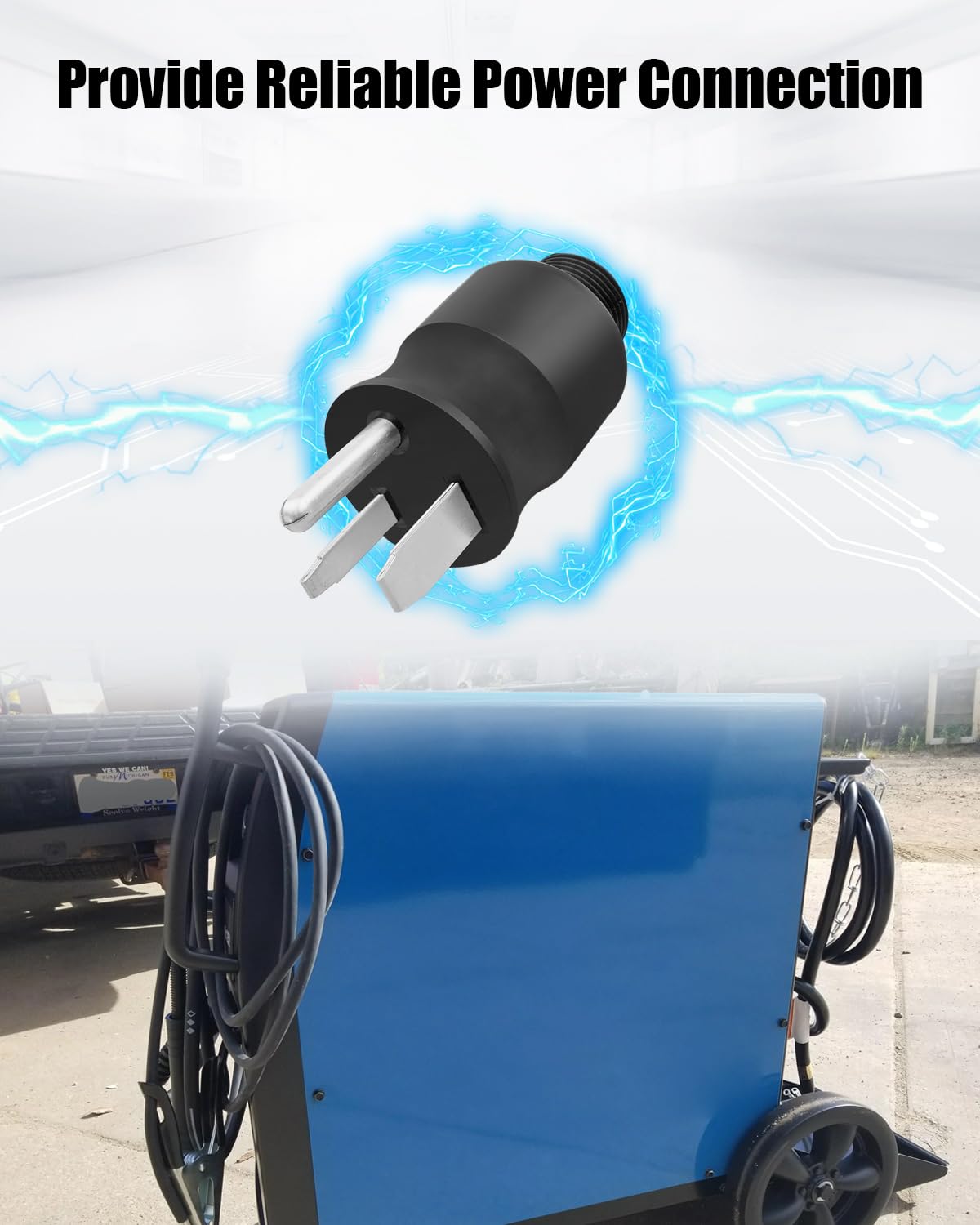 Fiche Adaptateur Câble D'alimentation 115V NEUVE Pour Soudeur Miller - Pièce Détachée