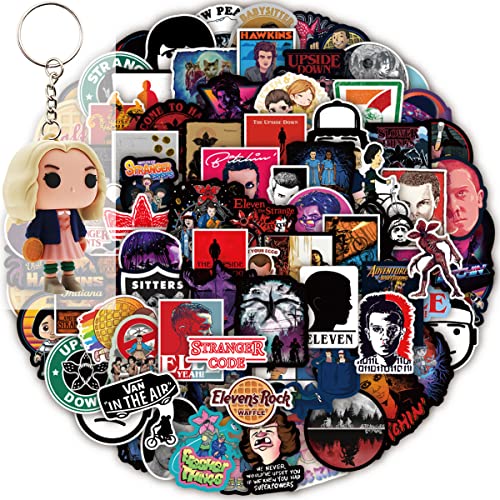 Stranger Stickers 104 Piezas Pegatinas de PVC Niños Adolescentes Adultos Cool Stickers Laptop...