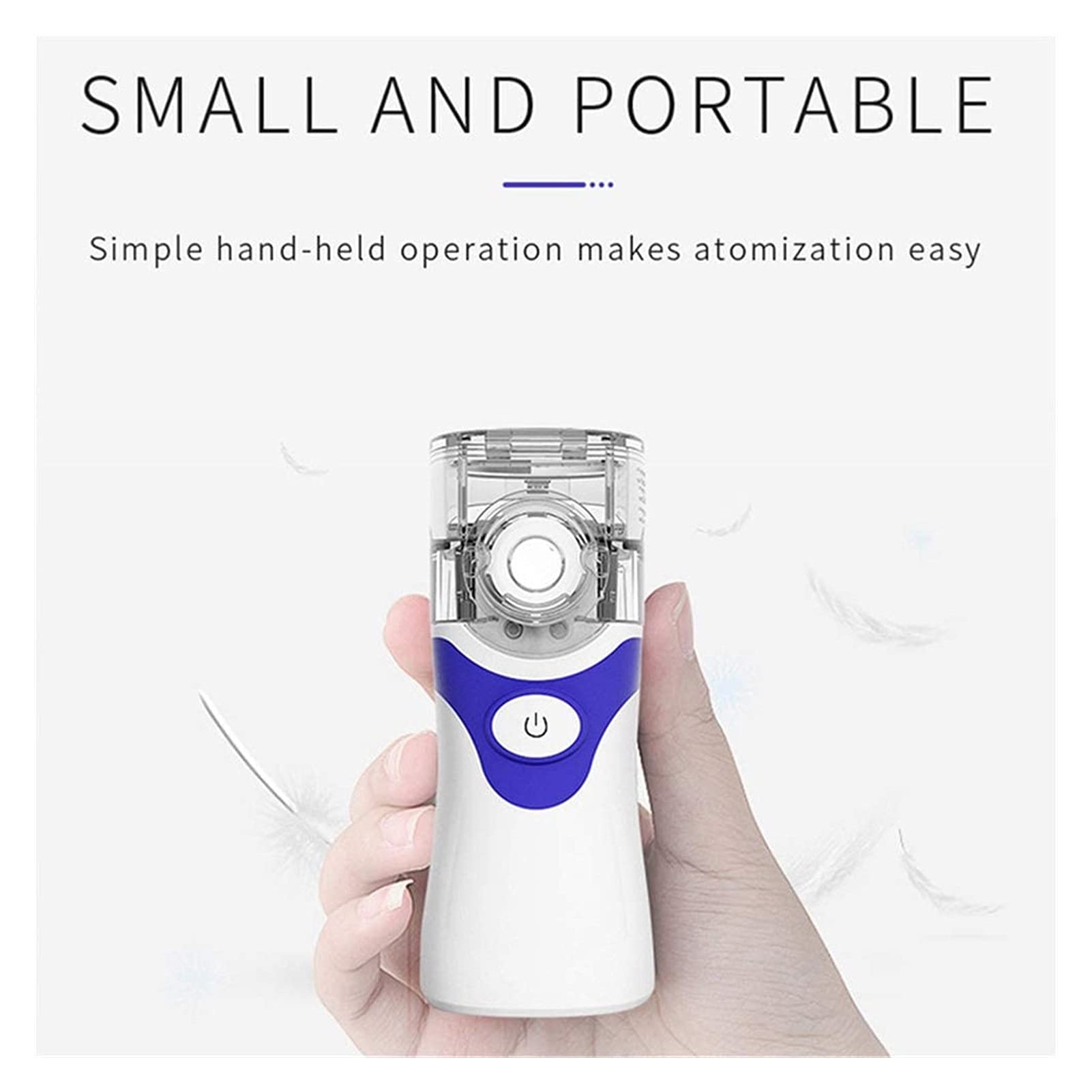 Rails Mini inalatore Portatile Portatile USB Rete Ricaricabile Fresca Nebbia vaporizzatore inalatore umidificatore per Bambini Adulti Viaggio e Uso Domestico Giornaliero