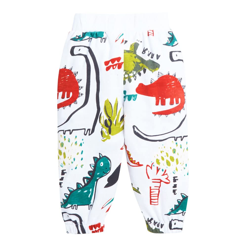 Hopscotch Boys Cotton All-Over Print T-shirt with Jacket and Pants Set In Green Color For Ages 2-3 Years 2