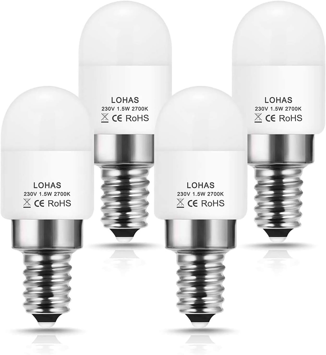 LOHAS E14 Mini LED Bulbs, 1.5W SES Bulb, Equivalent to 15W Small Edison