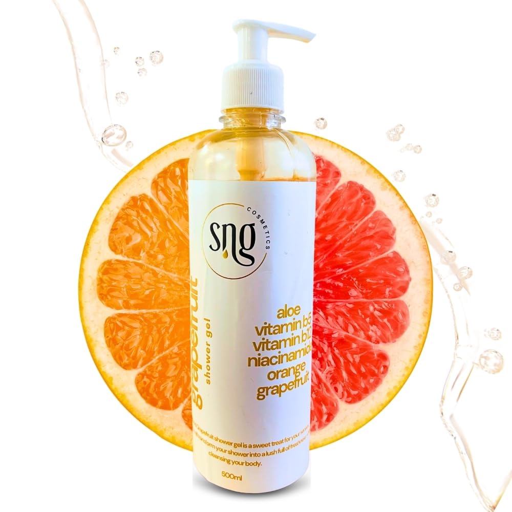 SNG COSMETICS Body Wash for Men & Women, Shower Gel Fresh with Lasting Scent, Cleanse & Refresh, Natural Aloe Vera, Vitamin E, Niacinamide & Panthenol