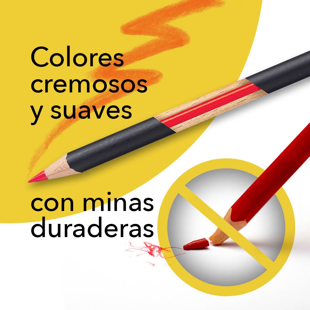 Castle Art Supplies Lápices de colores 120 unidades calidad para artistas profesionales en caja de estaño