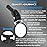 BriskMore 1 Pair Black Drop Bar Rearview Bike Mirror, 2 /50CM HD Wide View Convex Mirrors for Cyclists, Safety Glass Bicycle Mirror Both For Left& Righ Side for Road Bikes
