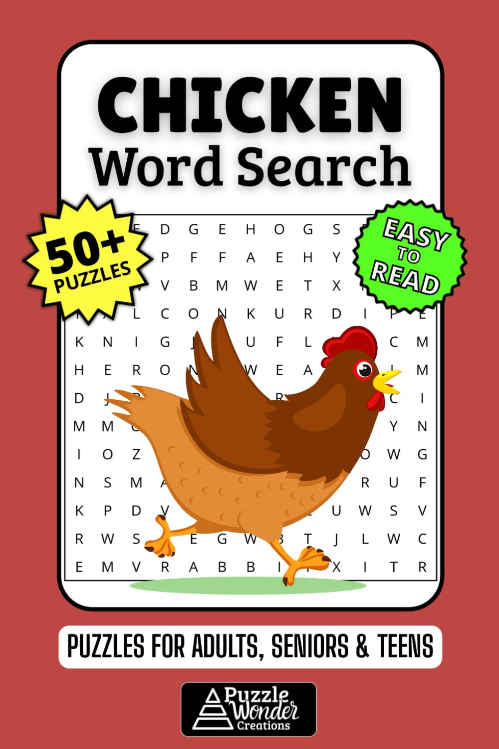 Chicken Word Search Puzzle Book: Fun Puzzles of Breeds, Roosters & Farming! ✨📖