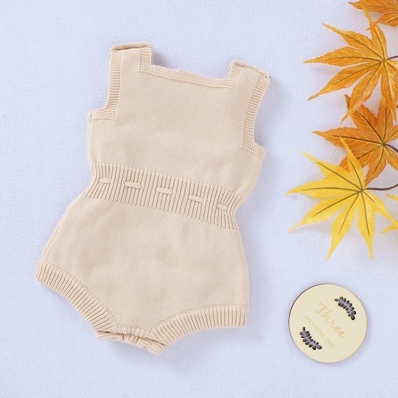 Neiwech Baby Girl Romper Sleeveless Pompoms Knit Rompers Newborn Little Girl Overall Jumpsuit Summer Outfits Clothes - Image 4
