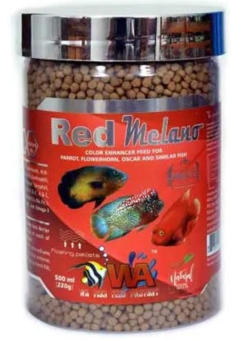 Best Fish Food for Good Color & Fast Growth WA Red Melano 500 ml by Raccoonse (B0BPPLTSNX) Amazon Price History, Amazon Price Tracker