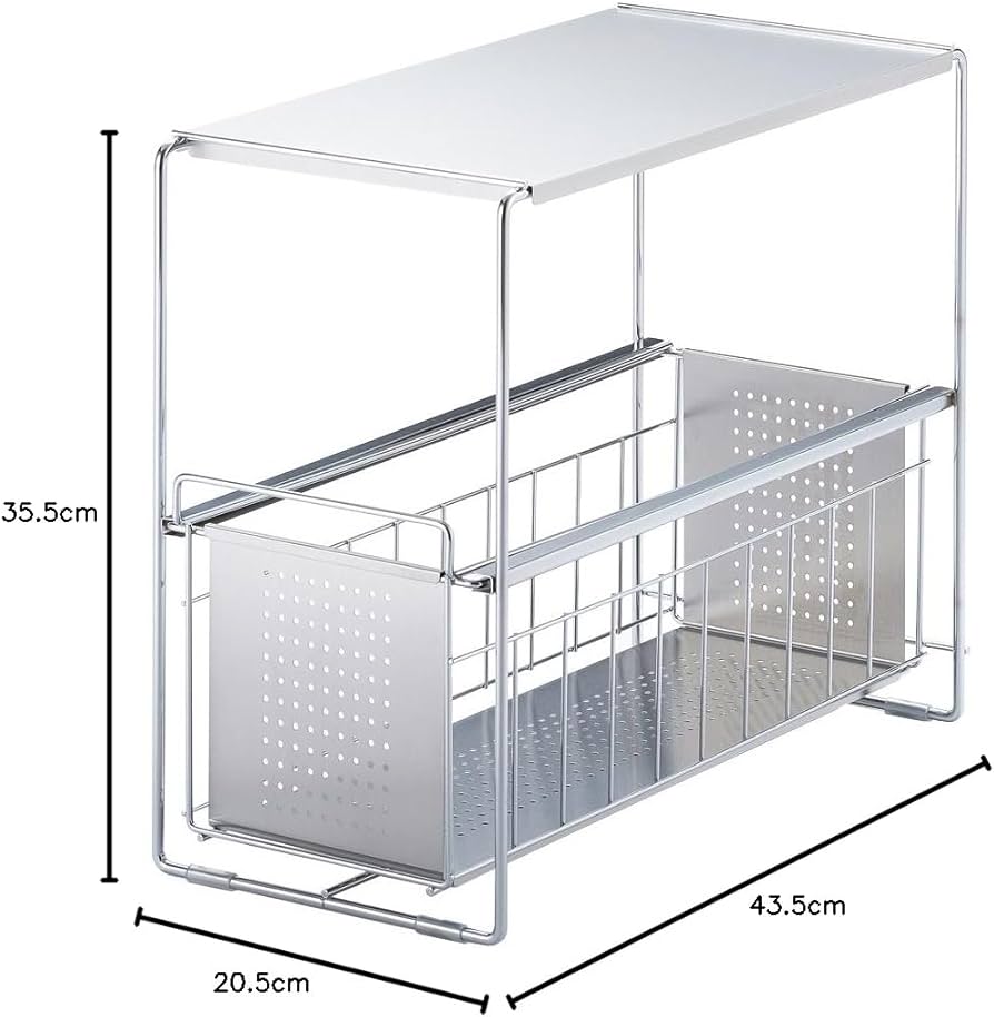 ヨシカワ/シンク下収納 シンク下スライド収納 1段 幅20cm / 日本製 Amazon.co.jp: ヨシカワ 日本製 シンク下スライド収納 1段 幅20