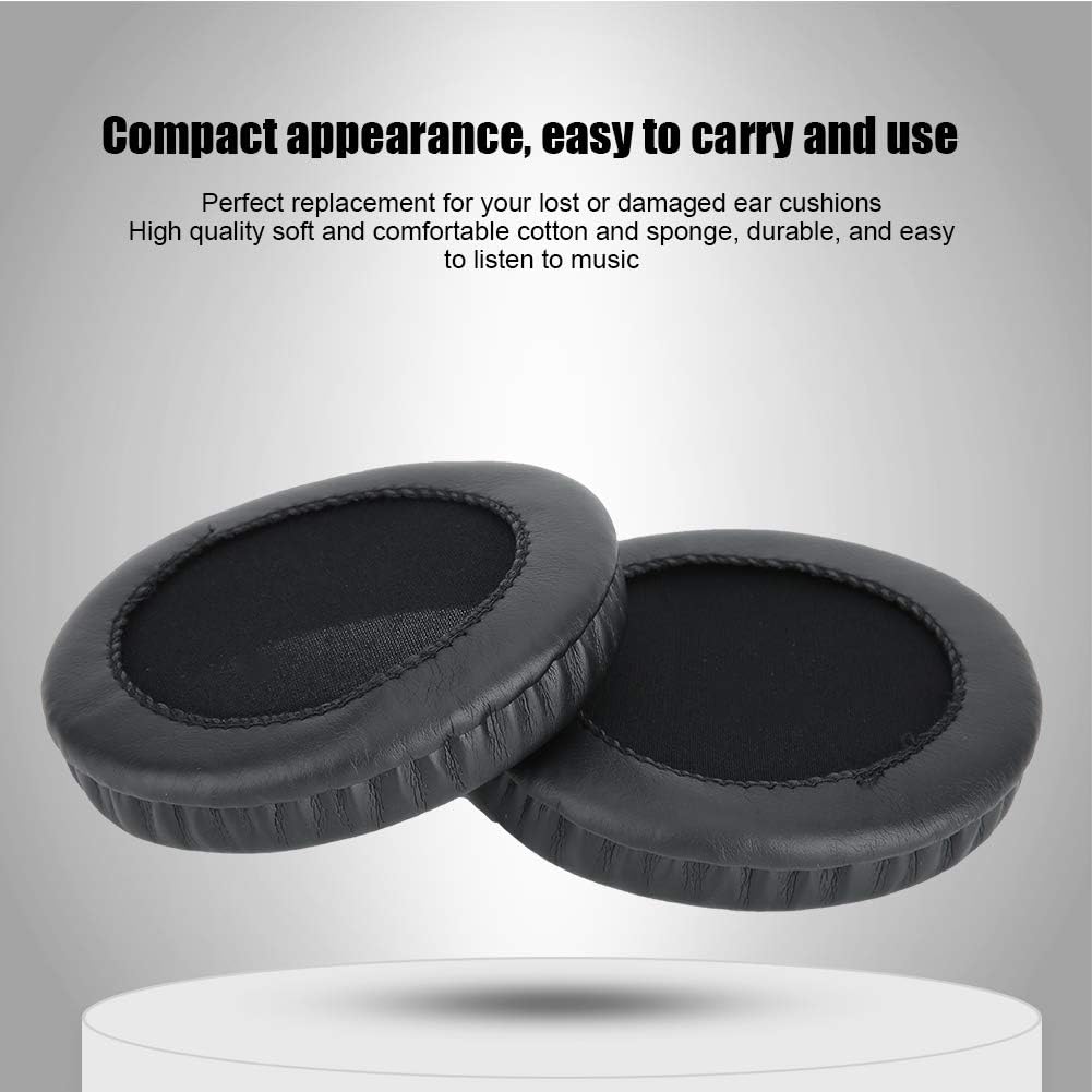 2Pcs Headphones Replacement Ear Pads Cushion Black Cotton Headphone Accessories Fit for SRH840 SRH440 SRH940 HPAEC840