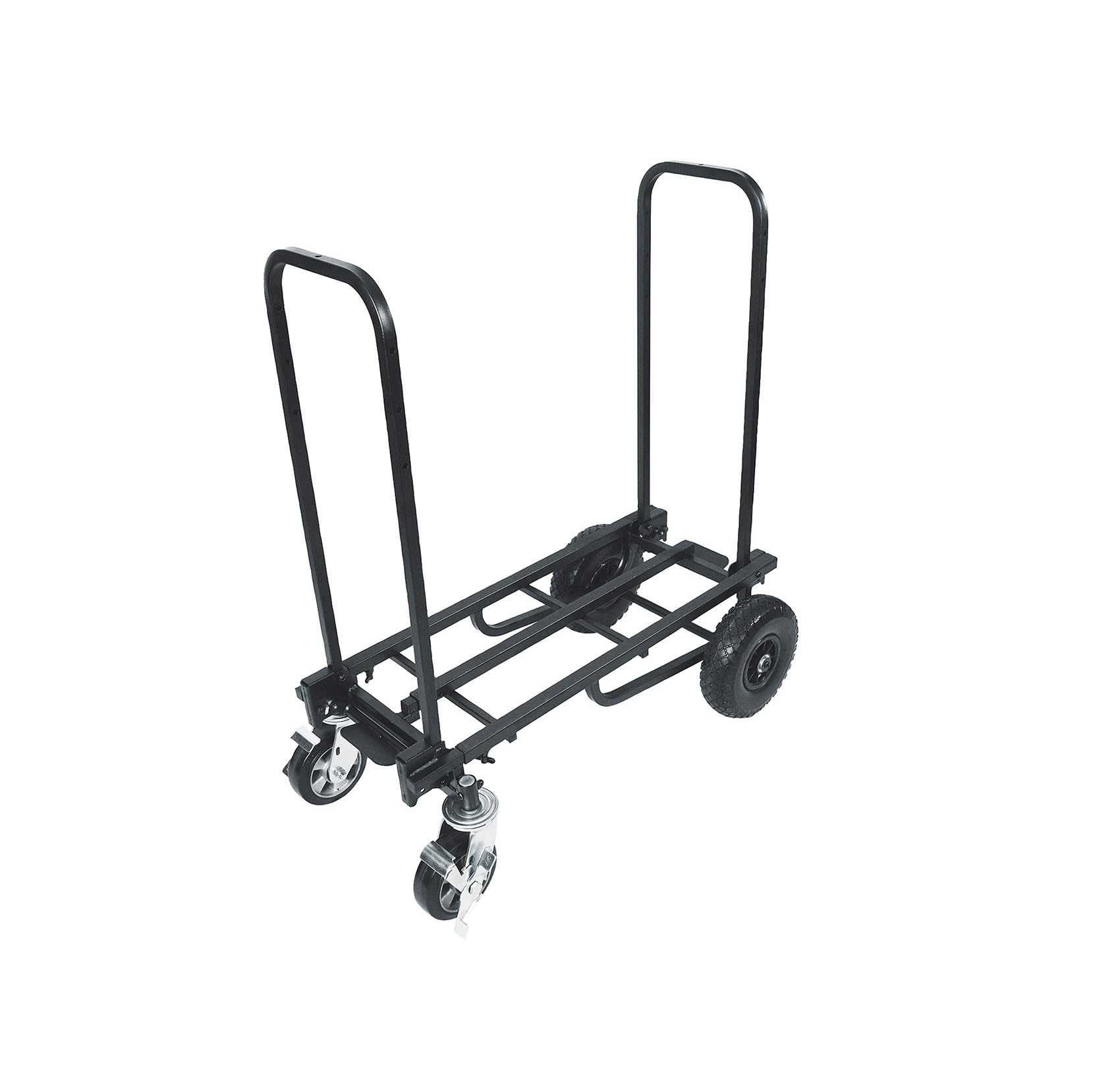 Rockville Rock Cart Off-Road Utility Roller, 700 LB Capacity - Enhanced Caster Wheels, Foldable Design for DJ Equipment Transport