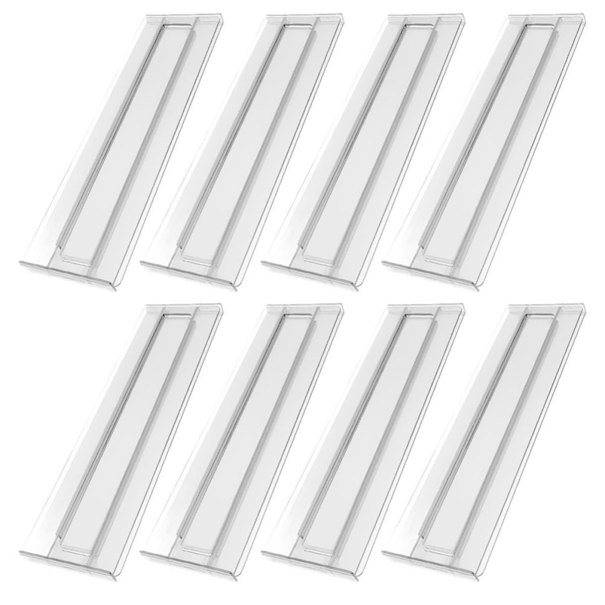 MAGICLULU 8 Stück Schubladeneinteiler Verstellbar Erweiterbarer Trennwandorganizer aus Ps 27,5 52cm für Socken und Kleidung Schlafzimmer und Schrankaufbewahrung