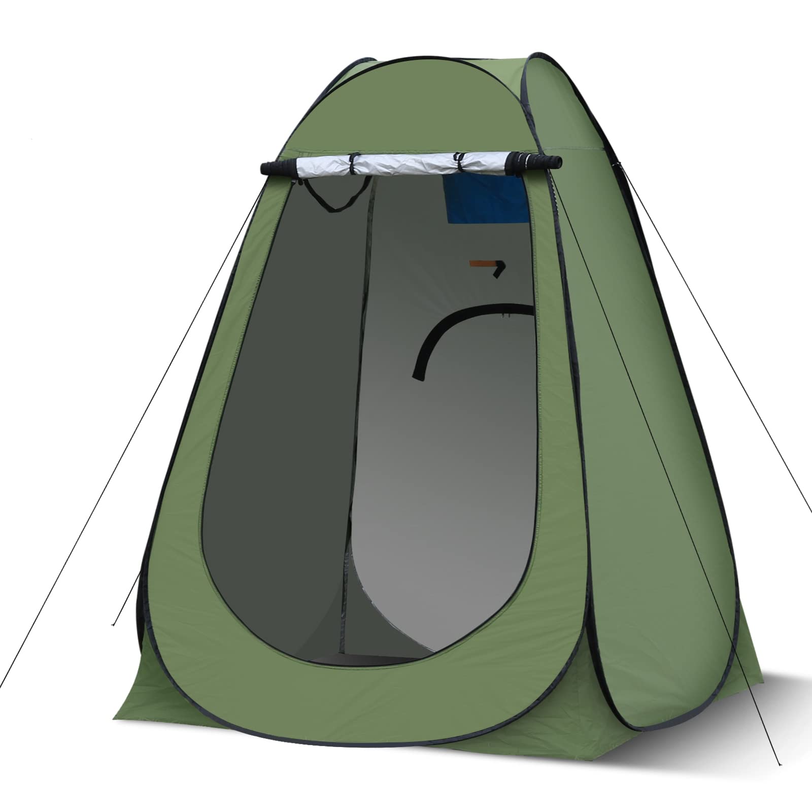 LEMROE Outdoor Pop Up Changing Tent with Good Ventilation Privacy Space for Camping Picnic Fishing Beach Outdoor Sun Shelter Shower Toilet (Green, 150)