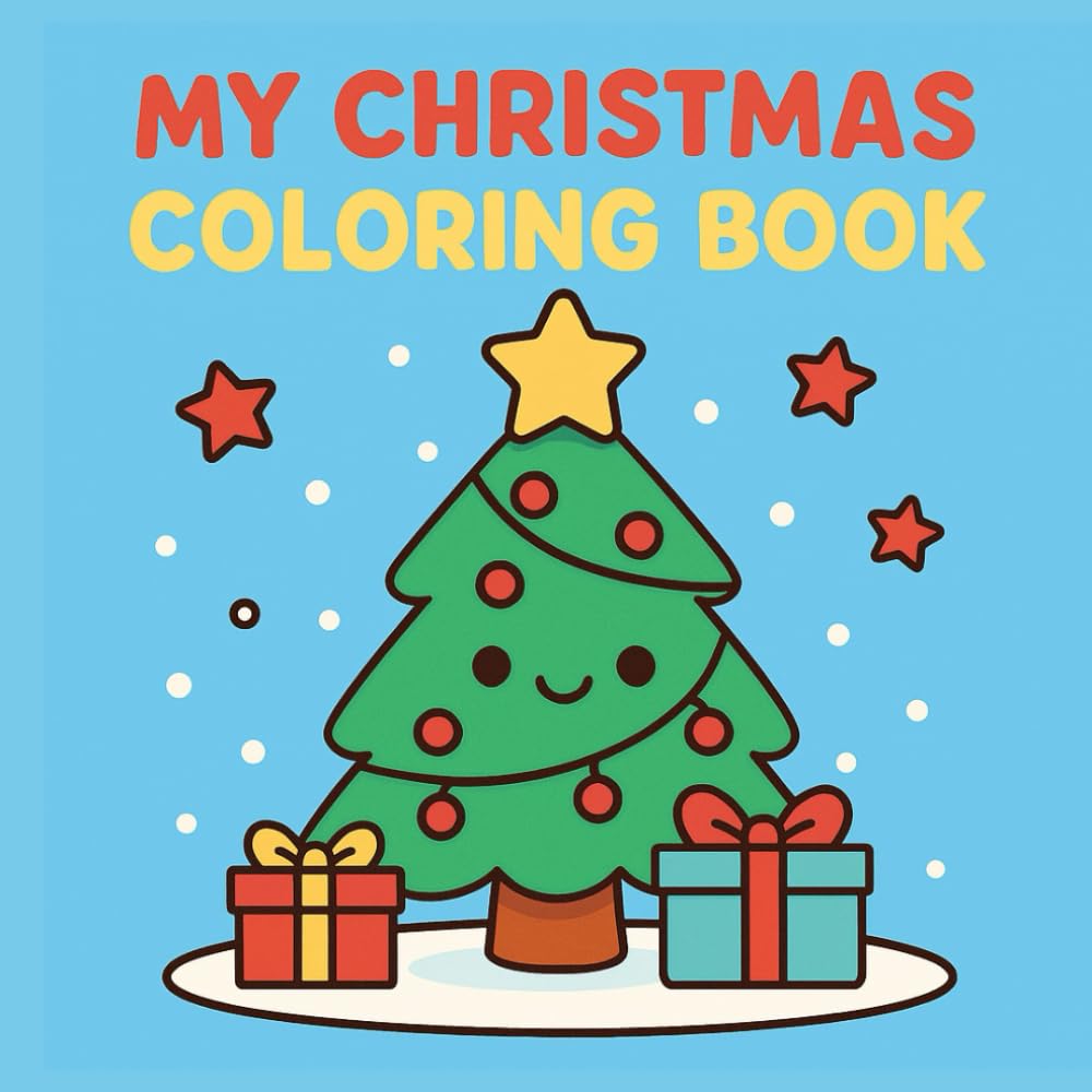 My christmas coloring book: 24 Cozy Christmas Pages to Color