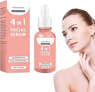 Anti-Wrinkle Serum,4 in 1 Anti Aging Face Serum for Women Advanced Deep Anti Wrinkle Serum,Shrink Pore Lift Firming Facial Serum,Moisturize Whitening Face Serum Skin Care Brightening Face Serum (1pc)
