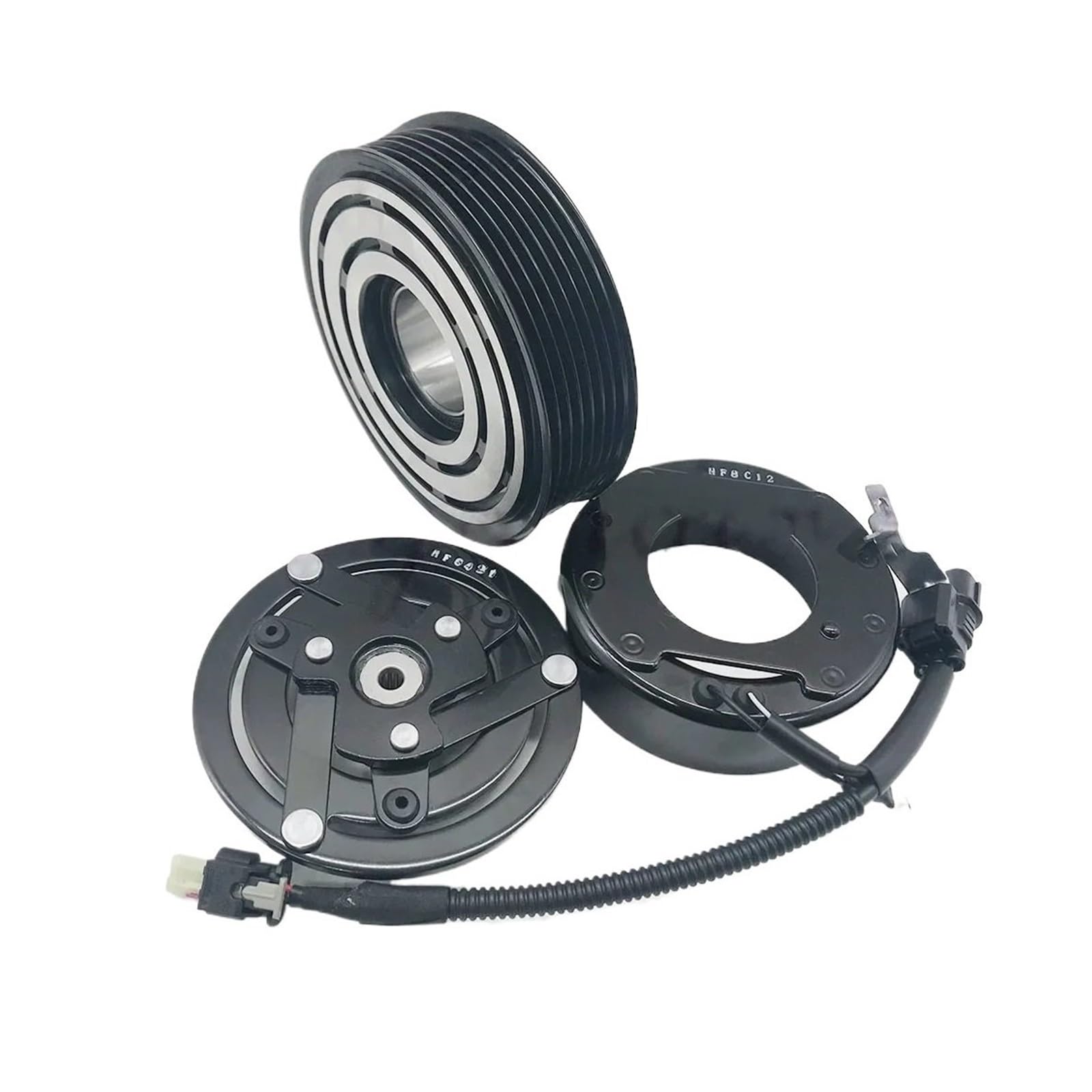 Puaywmoz One Color Ac Compressor Clutch Kit Fit For Honda Fit For Civic L4 2.0L 38810-5Ba-A01 38810-5Ba-A02 38810-5Ba-A03 38900-5Aa-A01 A/C Ac Compressor Magnetic Clutch Pulley Cvc