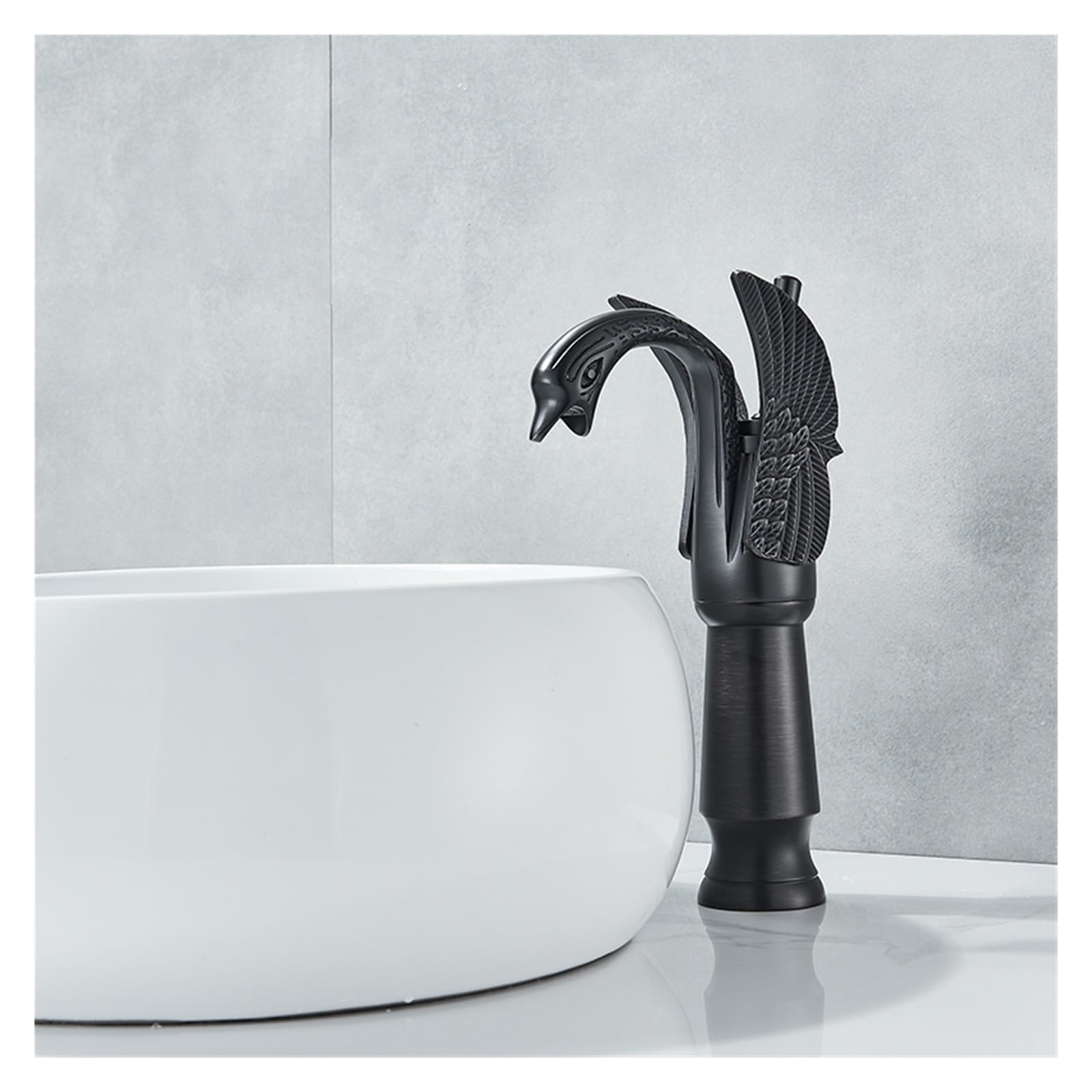 Mitigeur lavabo salle de bain eau chaude froide robinet haut classique