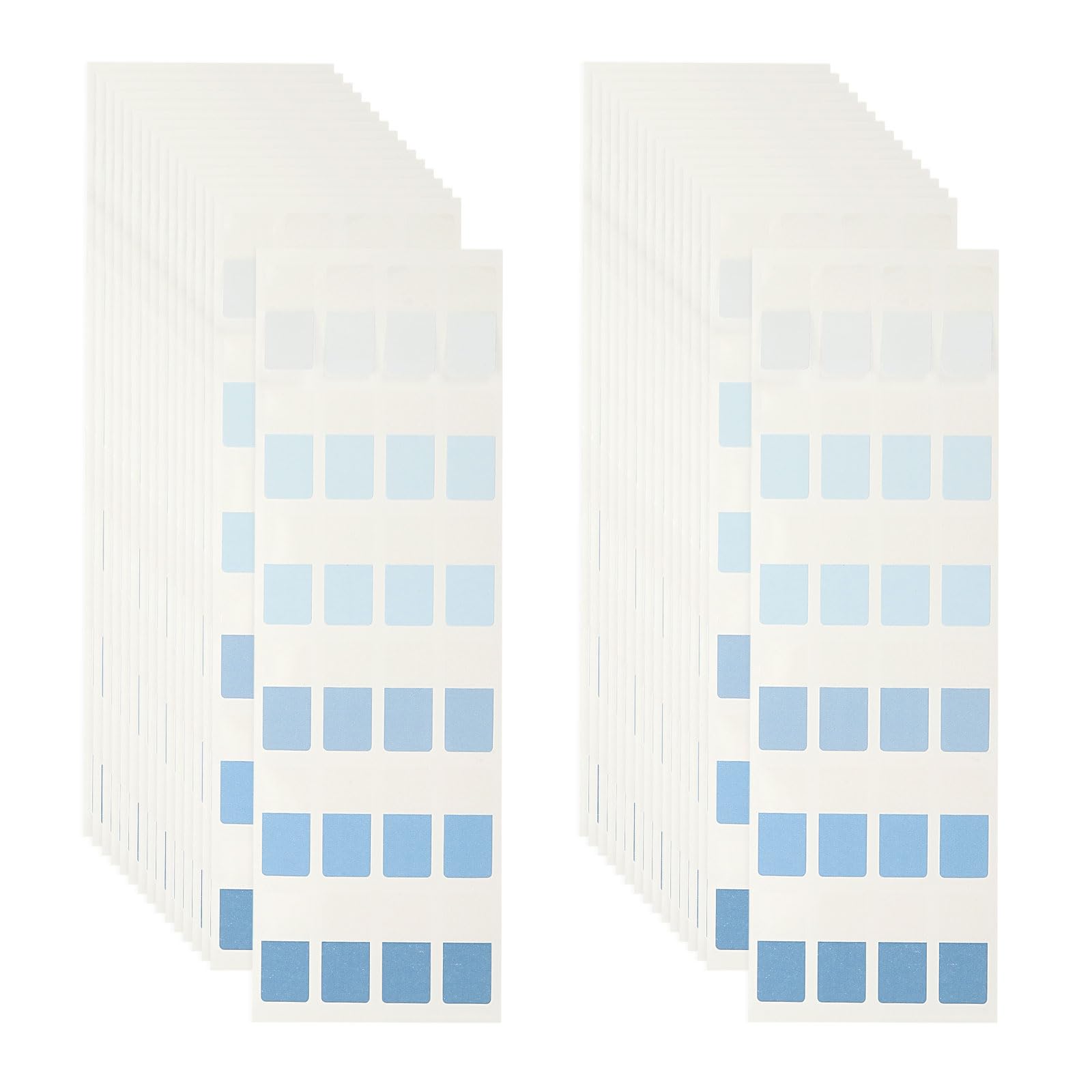 PATIKIL Clear Index Sticky Tabs, 480 Pcs Small Transparent Sticky Notes Bookmarks Planner Stickers Page Tabs for Office Notebooks File Folder Ledger Book, Gradient Blue