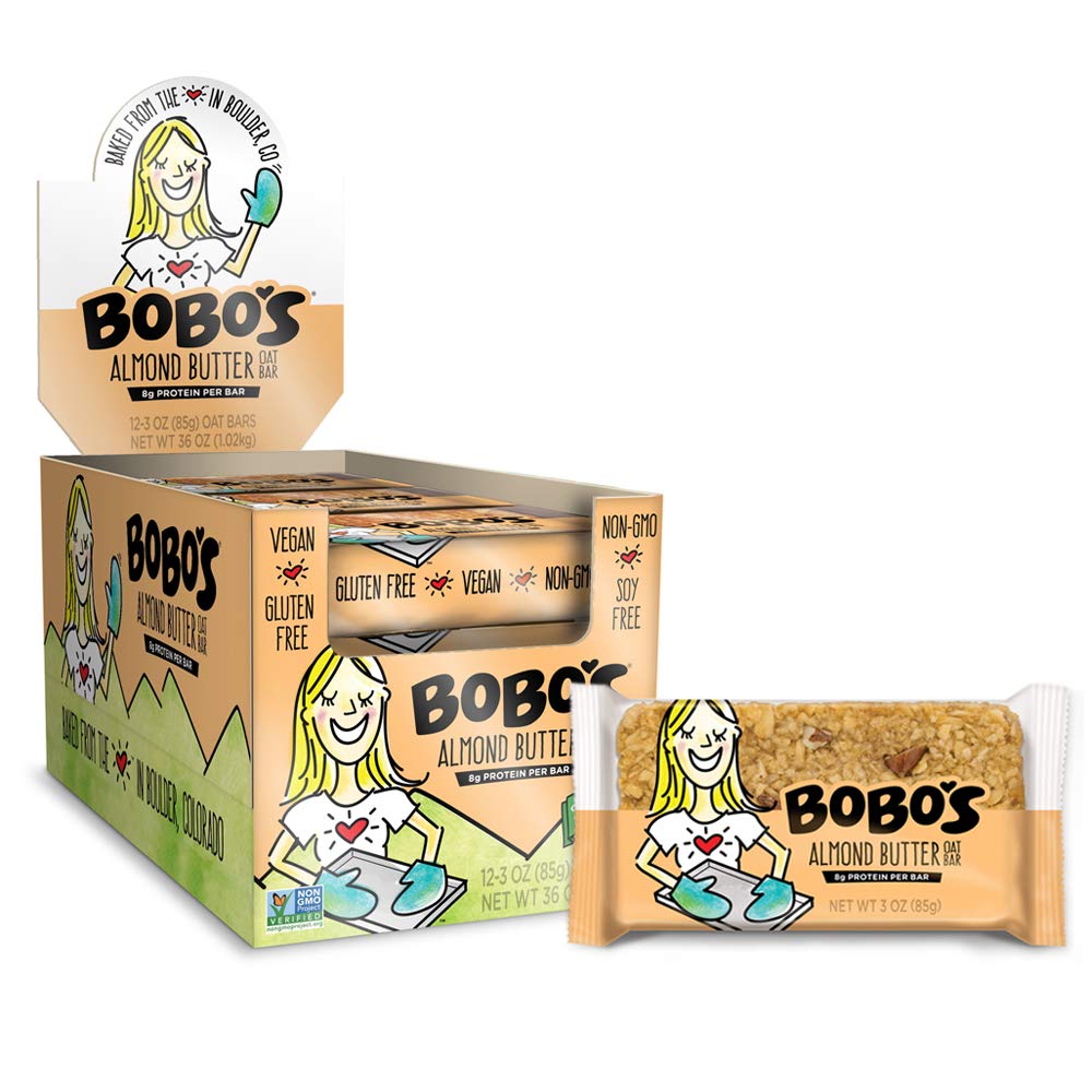 Oat Bars - All Natural Box Almond 12