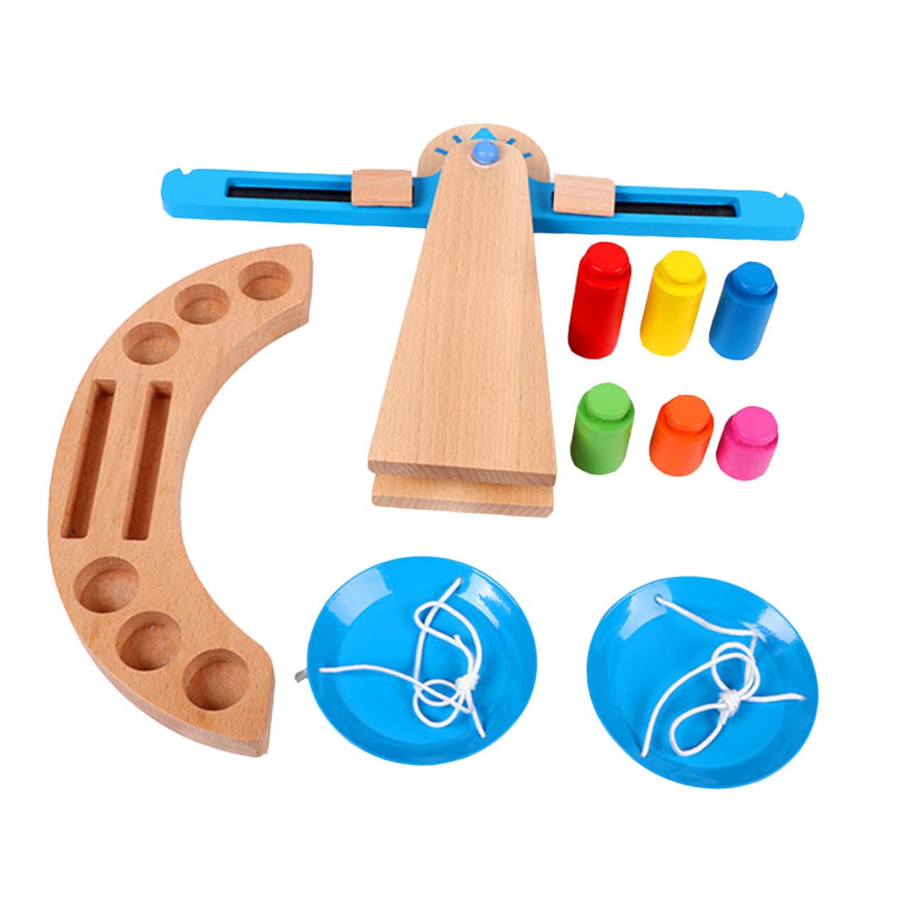 NOLITOY Juguete Educativo de Madera Infantil de Cálculo para Niñas Desarrollo Cognitivo y Coordinación Mano-Ojo