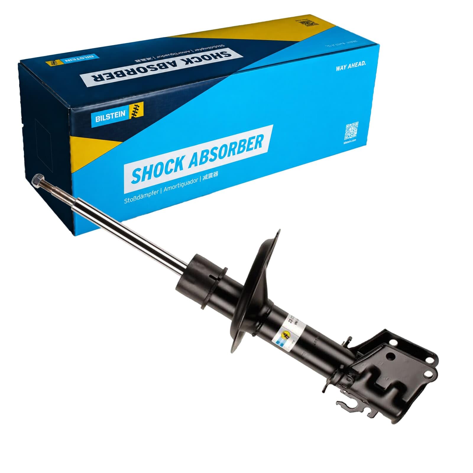 BILSTEIN 22-172433 2x Amortiguador Delantero Presión de gas Compatible con FIAT Doblo Familiar 119, 223 Doblo Cargo 223