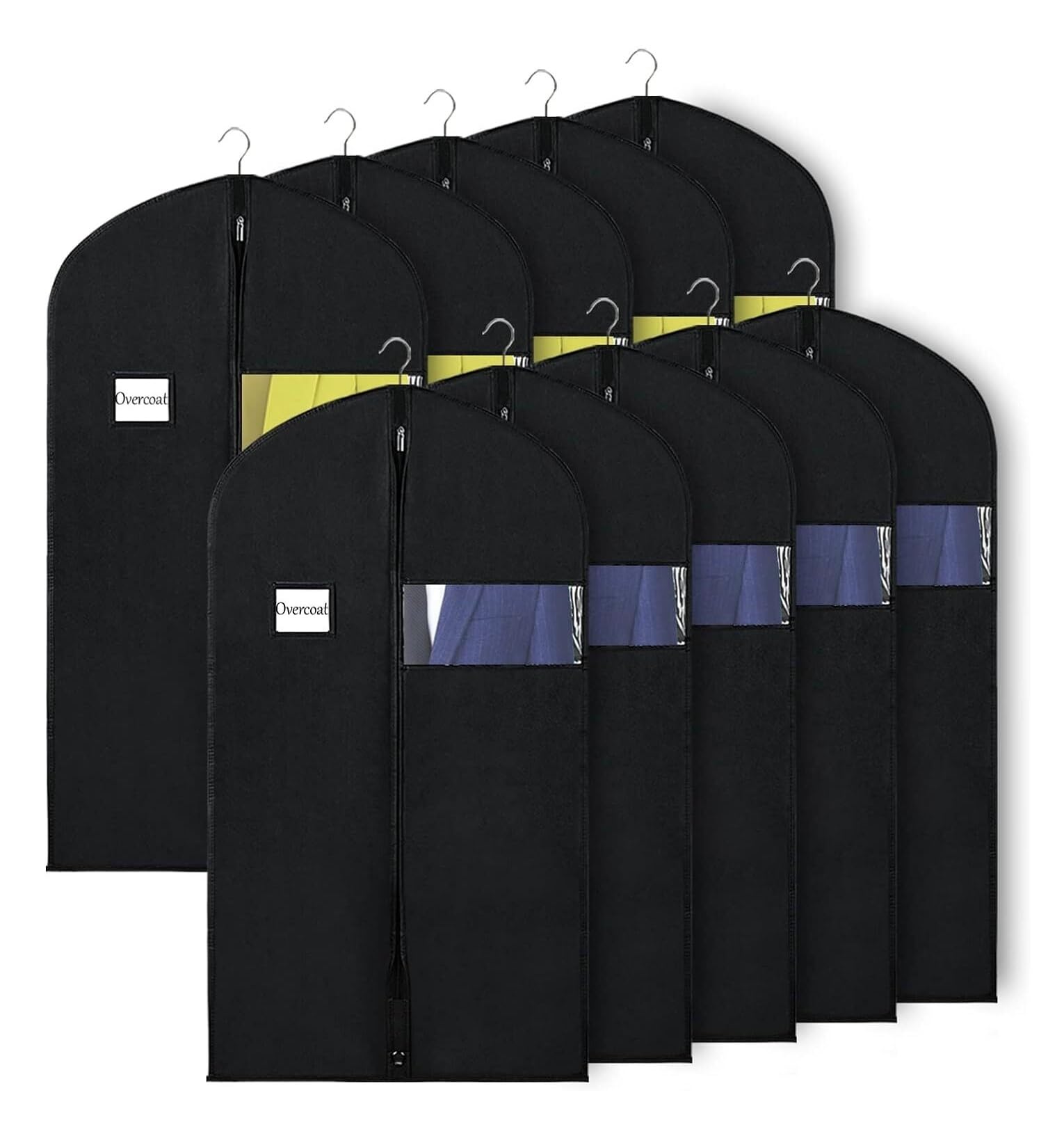 Kleiderhülle Kleidersack Kleidersäcke 101,6 Cm Lange Kleiderhülle Für Aufhängen Von Kleidungsstücken, Anzugtasche Zur Aufbewahrung Von Kleidung Für Anzüge, Langes Kleid, Kostüm, Jacken, Kleid Anzugsac