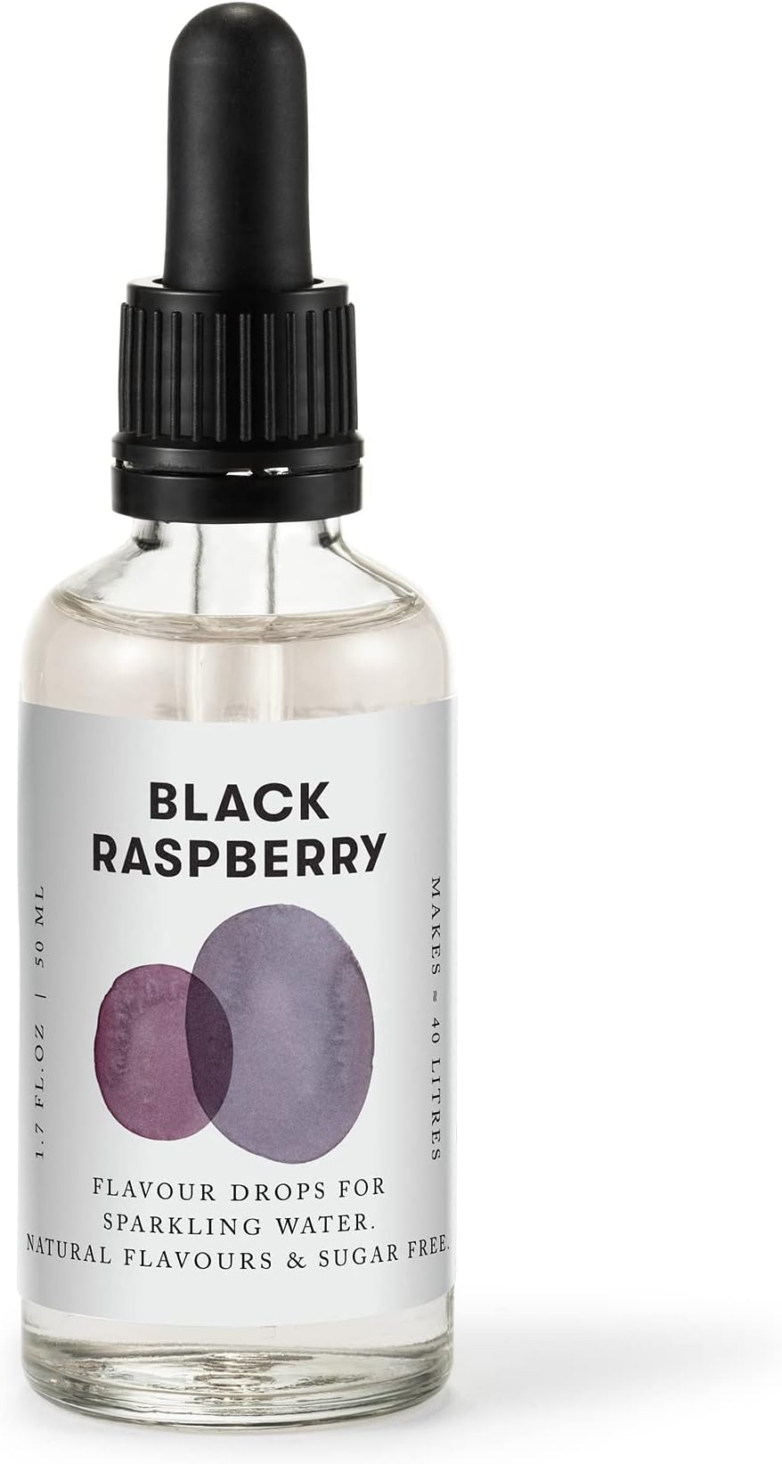 Aarke Flavour Drops for Sparkling Water, Black Raspberry Flavour, 50ml