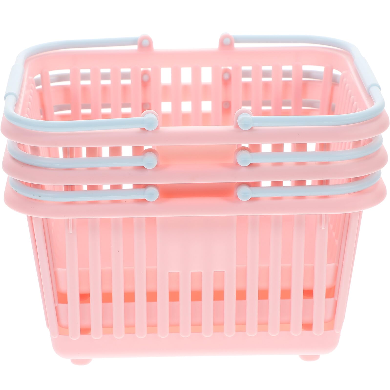 Cestas pequeñas de plástico para organizar tus cosméticos y mantener el baño siempre ordenado