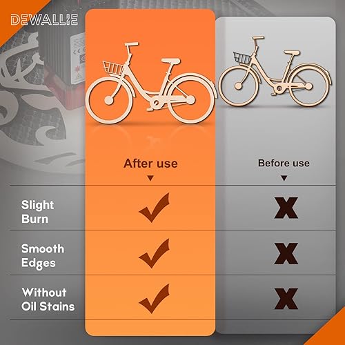 Miniatura 3 de DEWALLIE Cama láser de panal, 18.5 x 17.32 x 0.87 pulgadas, mesa de trabajo de panal para grabador láser Xtool D1 y D1 Pro, diseño de accesorios y