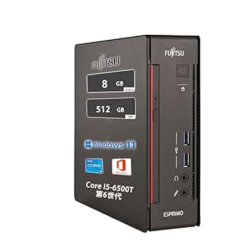 Amazon.co.jp: 【整備済み品】富士通 ミニデスクトップ PC