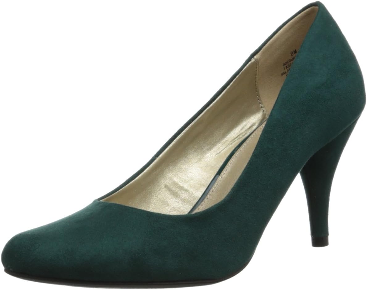 Bandolino Women's Courteous FB Pump,Green Fabric,10 M US