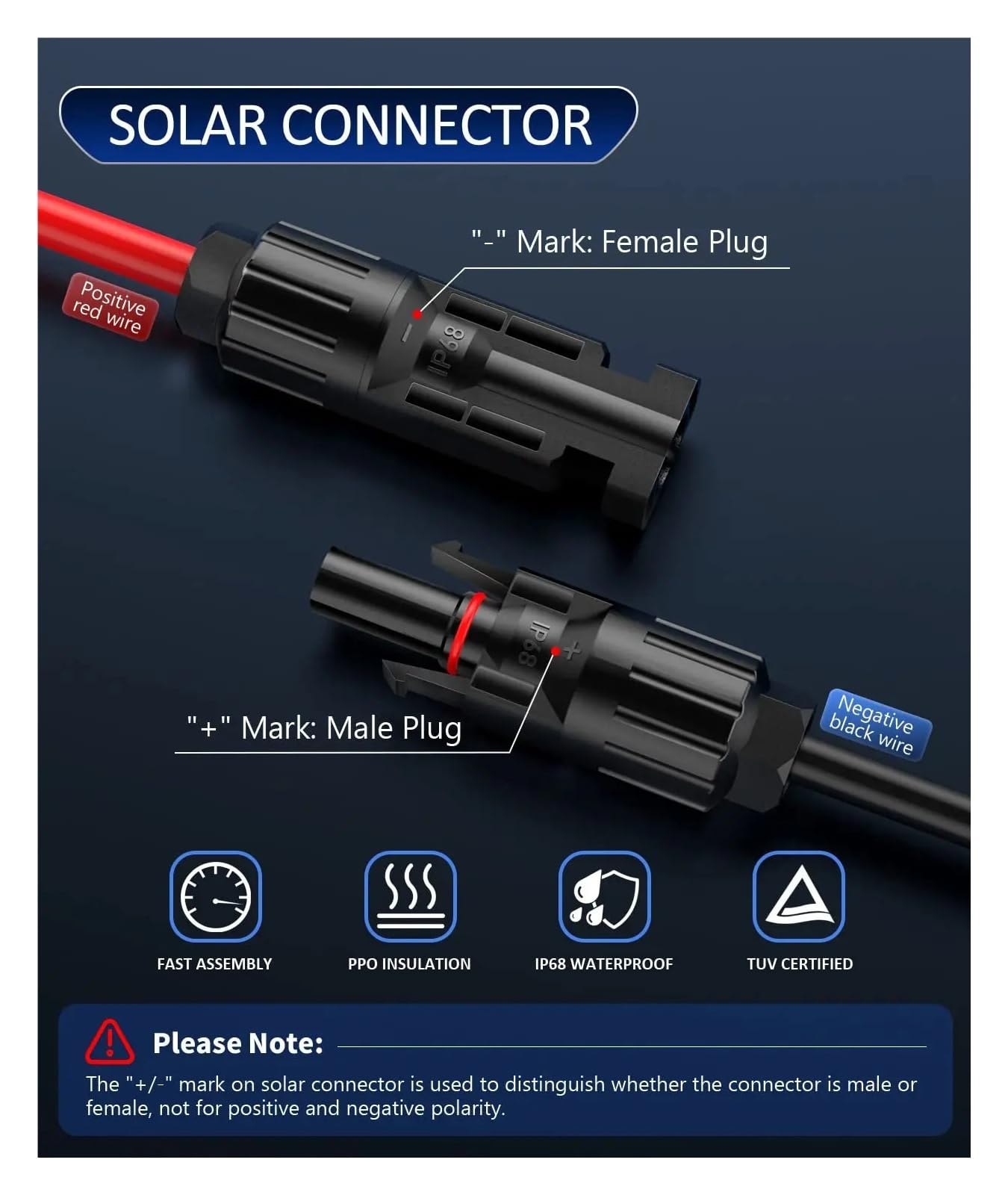 Cable Solar Cable de extensión Divisor for Conector de Panel Solar 4 en 1 de 39/70 Pulgadas, Compatible con Conector Anderson, Adaptador de CC, Enchufe de alimentación XT60(70inch)